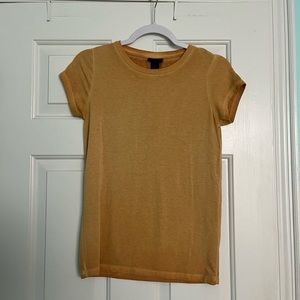 Yellow dressy tshirt